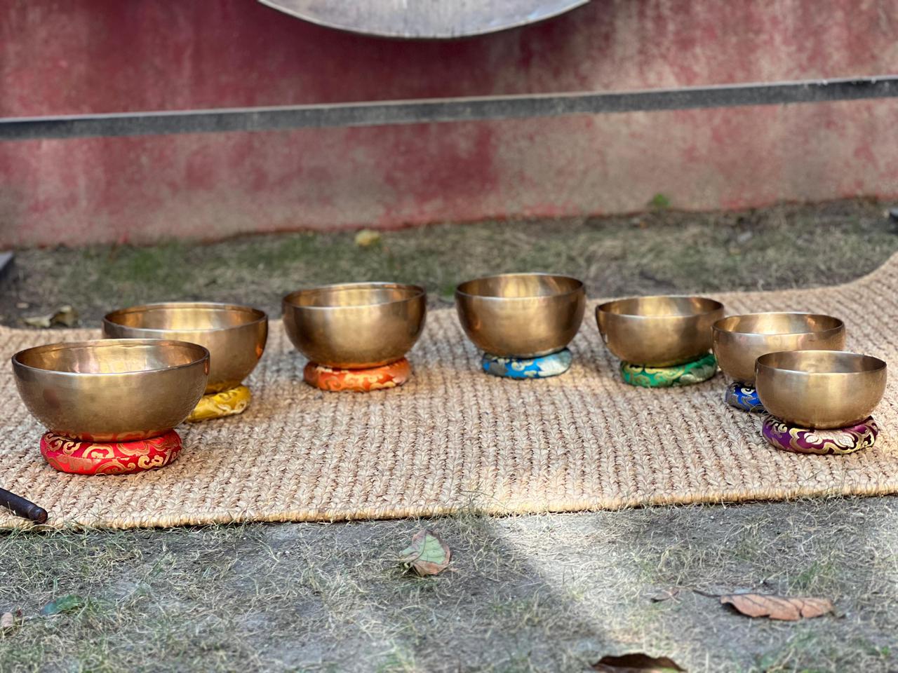 New-Year Full Moon 7-Chakra Healing Singing Bowl Set